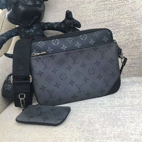 black lv bag men|louis vuitton men's shoulder bags.